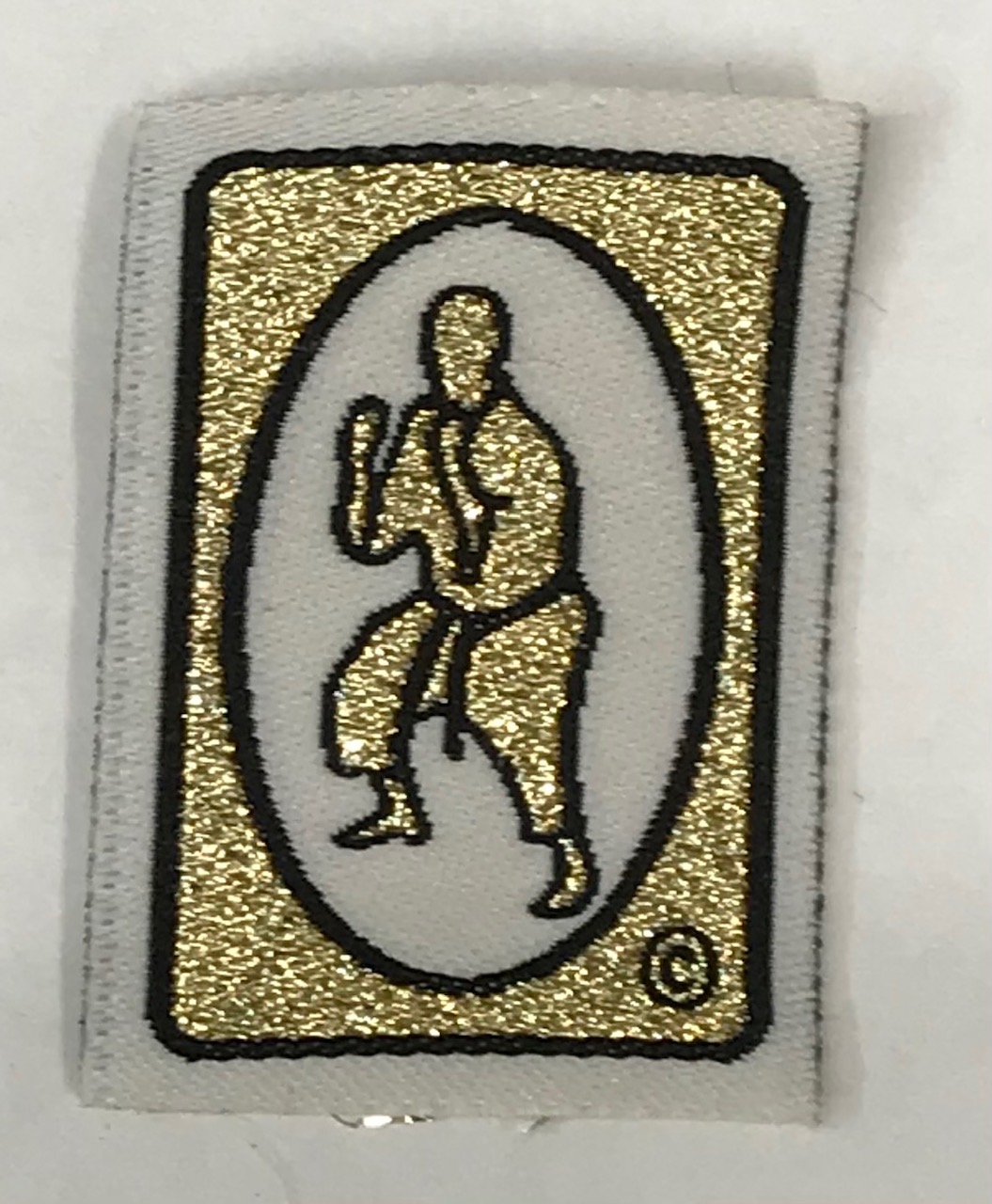 Gold Glitter Badge Squats