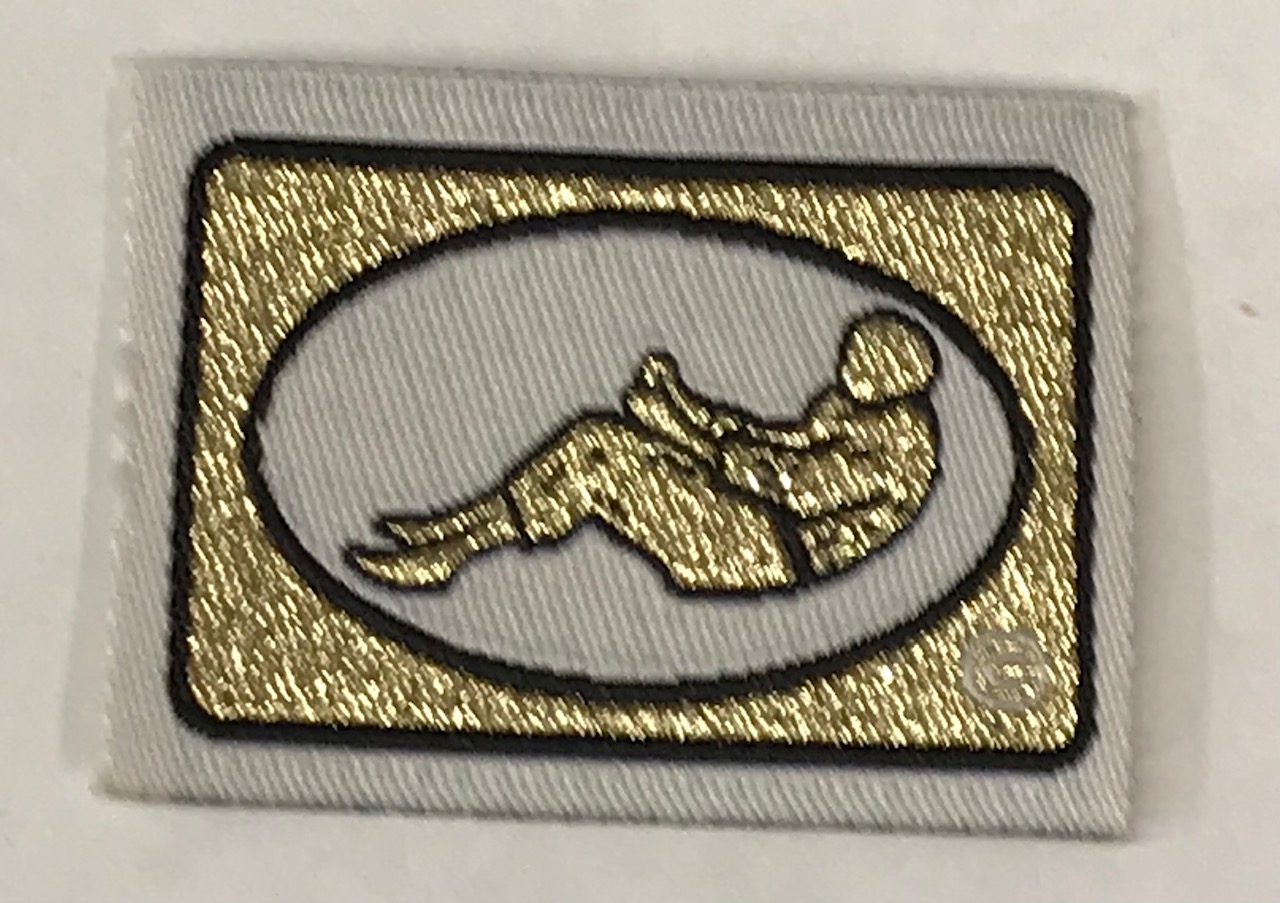 Gold Glitter Badge Sit Ups